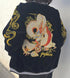 Dragon Embroidery Bomber Coat